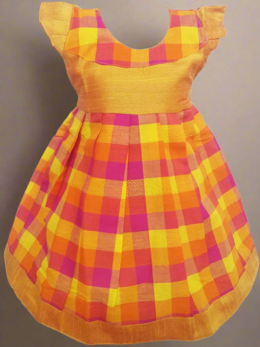Pure Cotton Girls Frock