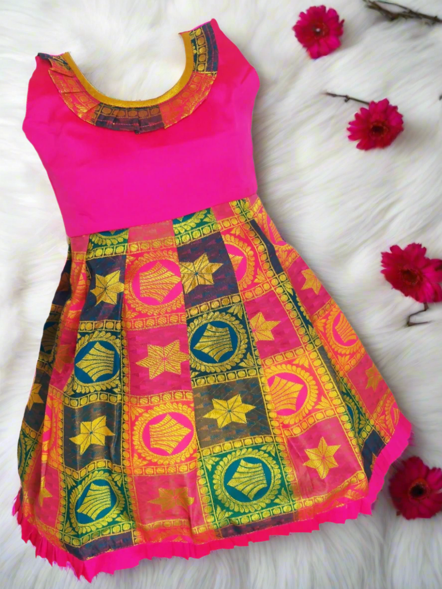 Girls Silk frock