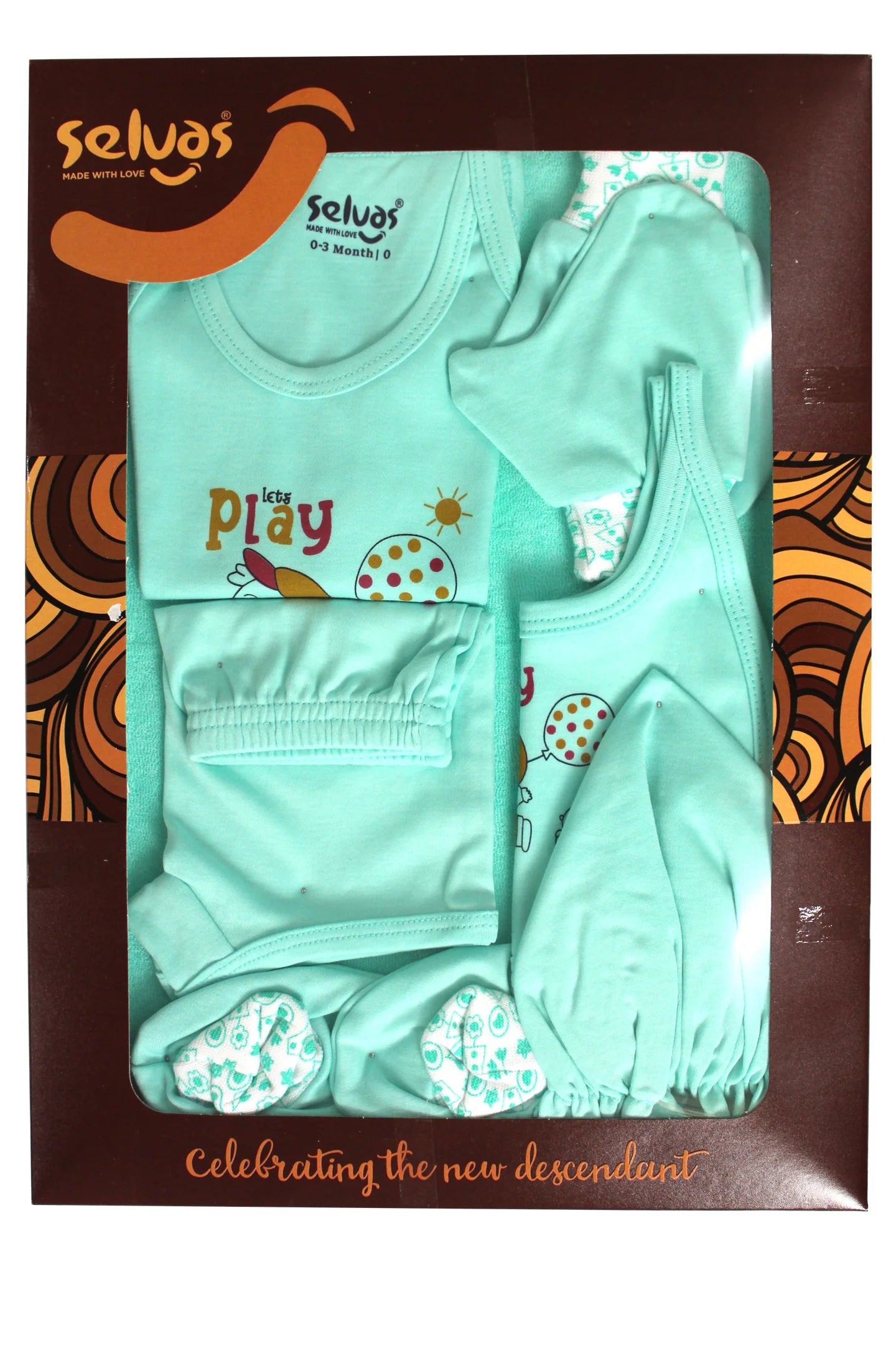 Infant Gift Box Chocolate - Turquise