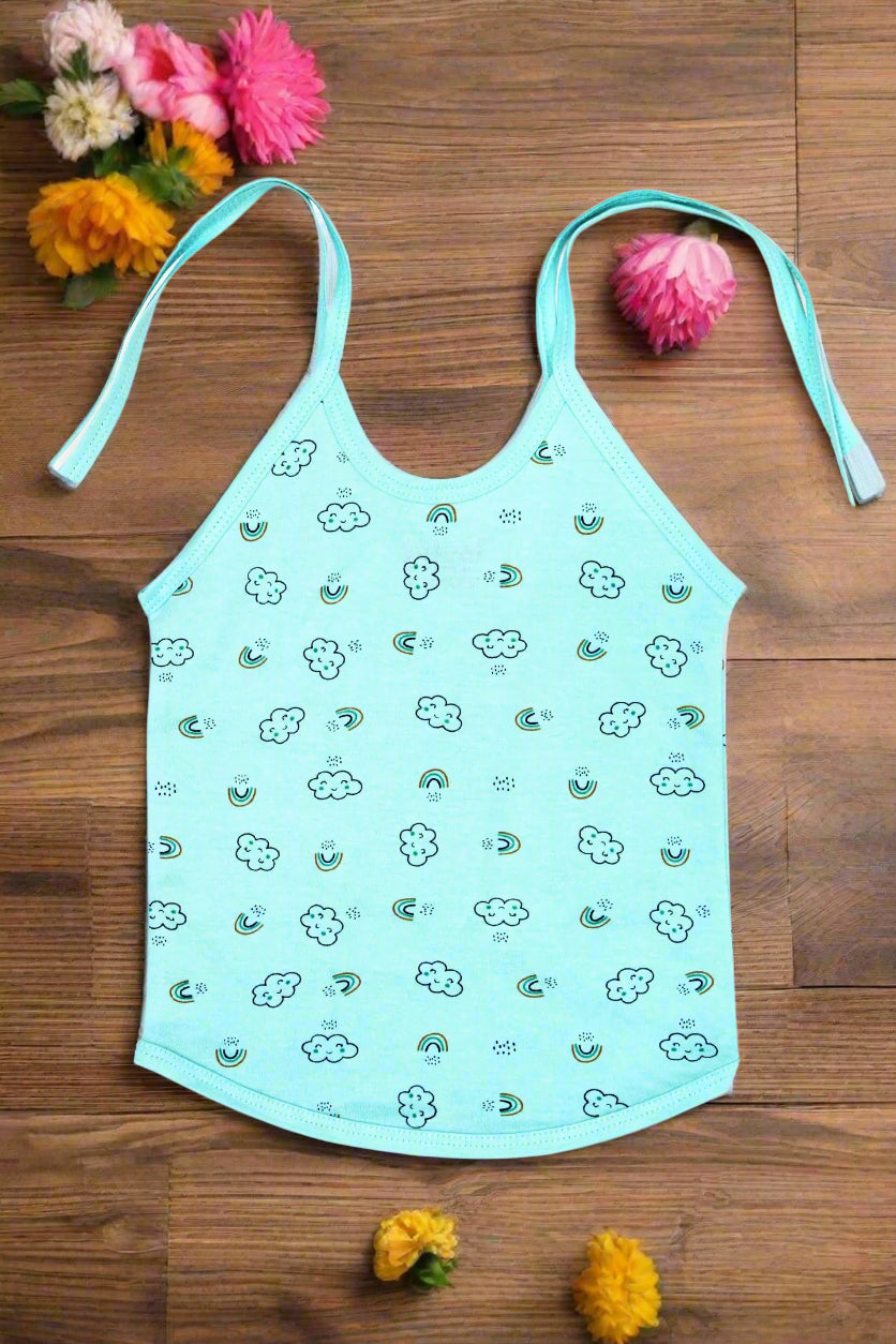 Infant tie Top printed - Turquise