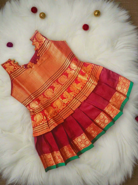 Narayanpet silk frock