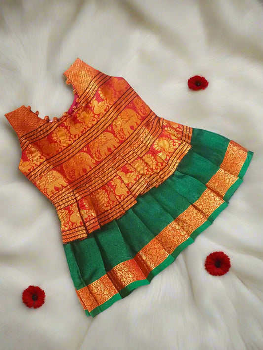 Narayanpet silk frock